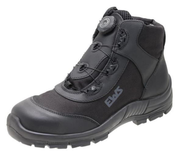 EWS Dynamic Safety S3 Sicherheitsschuh Knöchelhoch Leder Black Edition